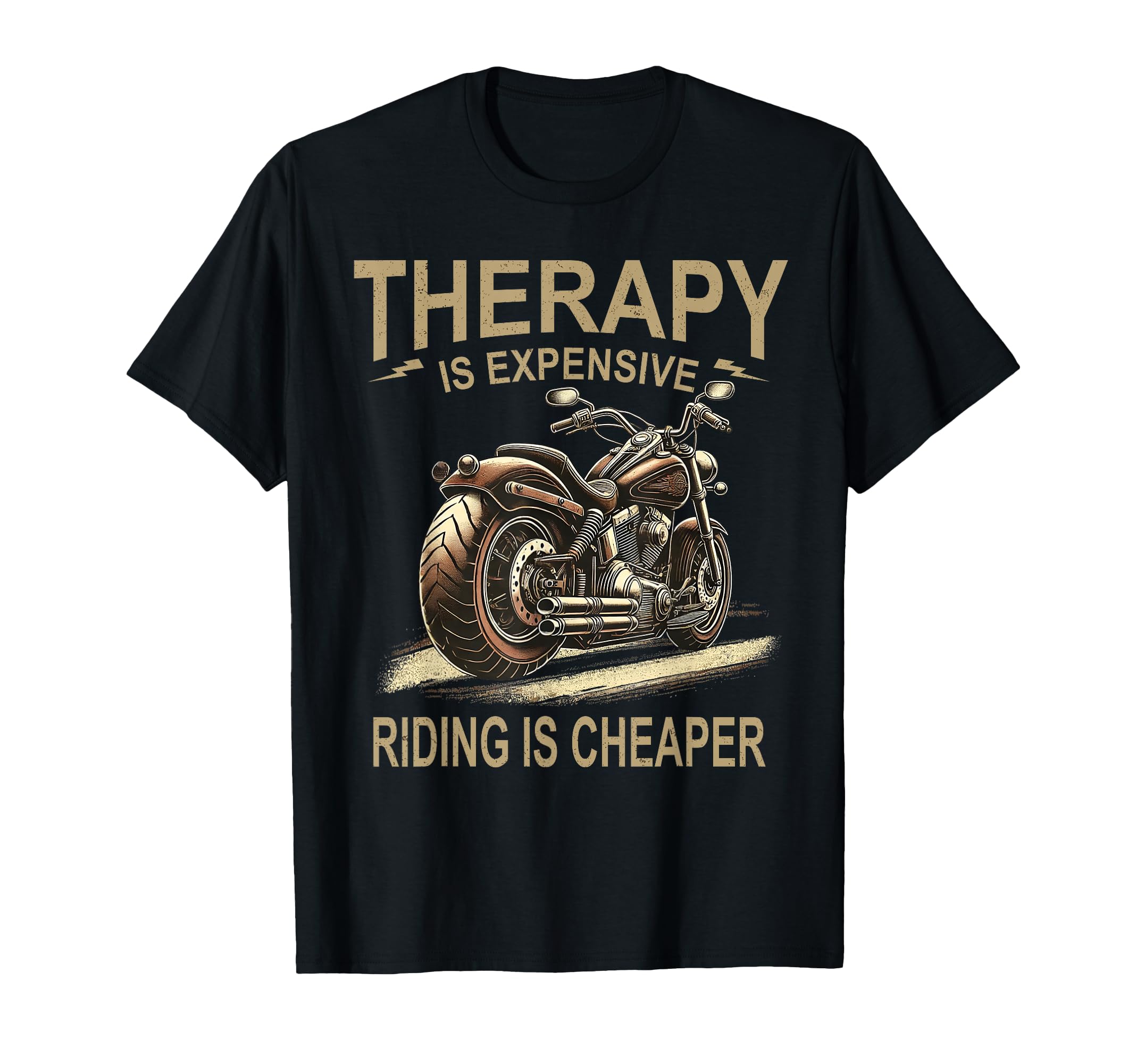 Lover Rider Therapy Motorcycle Lovers T-Shirt - Minimalist Print Men Women - T-Shirt, Sweatshirt, Hoodie