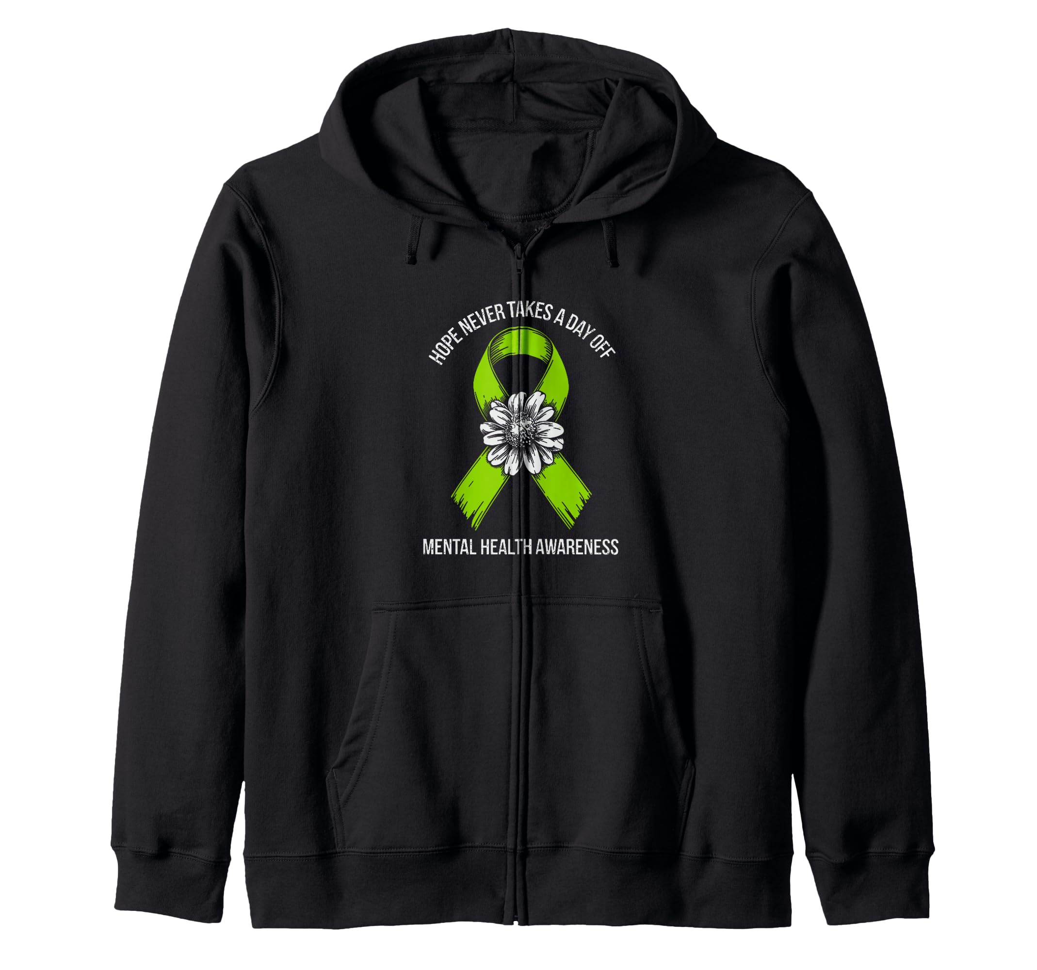 Mental Health Awareness Month Green T-Shirt - Minimalist Print Unisex - T-Shirt, Sweatshirt, Hoodie