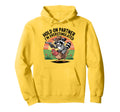 Funny Overstimulated Raccoon Cowboy Hoodie - Trendy Graphic for Adults - T-Shirt, Sweatshirt, Hoodie