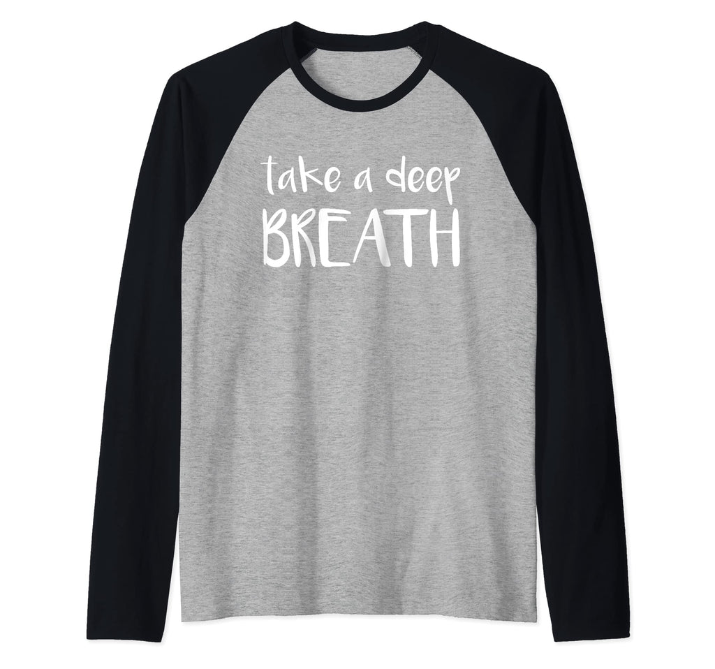 Take Deep Breath Tranquil Meditation T-Shirt - Minimalist Print Men Women - T-Shirt, Sweatshirt, Hoodie