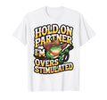 Funny Cowboy Frog Overstimulated Meme T-Shirt - Trendy Graphic for Adults - T-Shirt, Sweatshirt, Hoodie