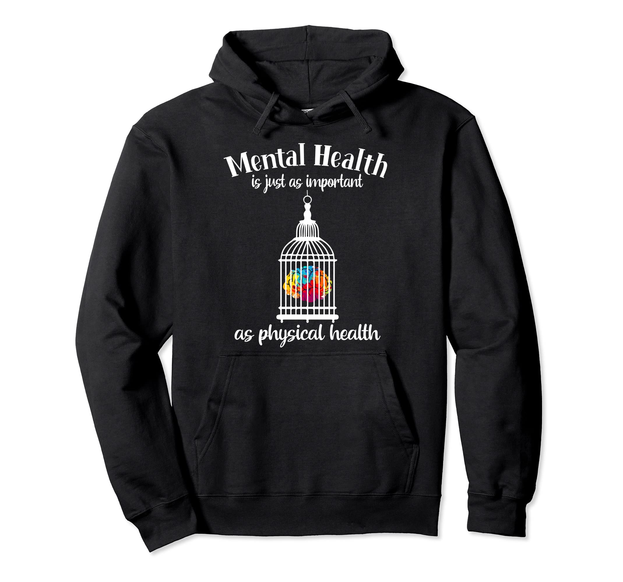 Mental Health Matters End Stigma Hoodie - Casual Everyday Wear Men Women - T-Shirt, Sweatshirt, Hoodie
