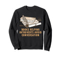 Books Helping Introverts Avoid Sweatshirt - Streetwear Style for Adults - T-Shirt, Sweatshirt, Hoodie