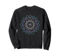 Colorful Mandala Pattern Geometry Sweatshirt - Streetwear Style Unisex - T-Shirt, Sweatshirt, Hoodie