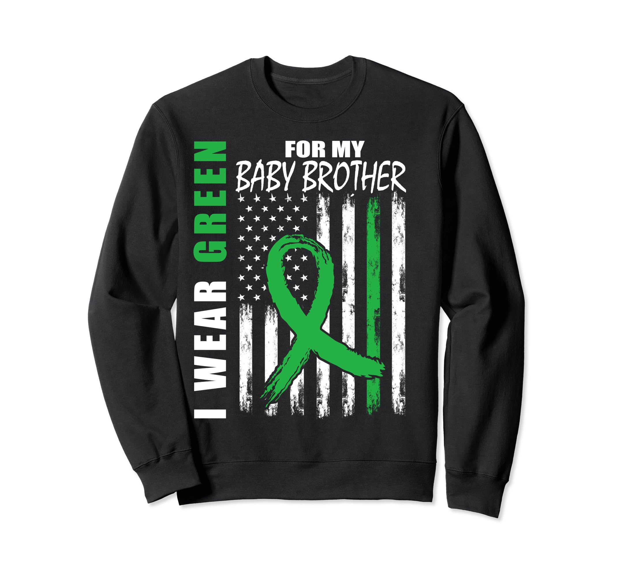 Mental Health Awareness Green Sweatshirt - Trendy Graphic for Adults - T-Shirt, Sweatshirt, Hoodie