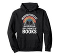 Weekend Forecast 100 Chance Books Hoodie - Minimalist Print Men Women - T-Shirt, Sweatshirt, Hoodie