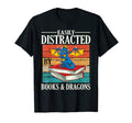 Bookworm Reading Easily Distracted T-Shirt - Casual Everyday Wear Unisex - T-Shirt, Sweatshirt, Hoodie
