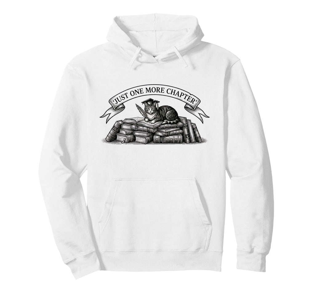 Woodcut Cat Engraving Dark Academia Hoodie - Trendy Graphic for Adults - T-Shirt, Sweatshirt, Hoodie