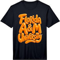 Florida A&M University FAMU Retro Bubble Letters Performance T-Shirt Unisex T-shirt, Sweatshirt, Hoodie, Long Sleeve Tee - T-Shirt, Sweatshirt, Hoodie