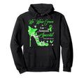 We Wear Green Butterflies Mental Hoodie - Minimalist Print for Adults - T-Shirt, Sweatshirt, Hoodie