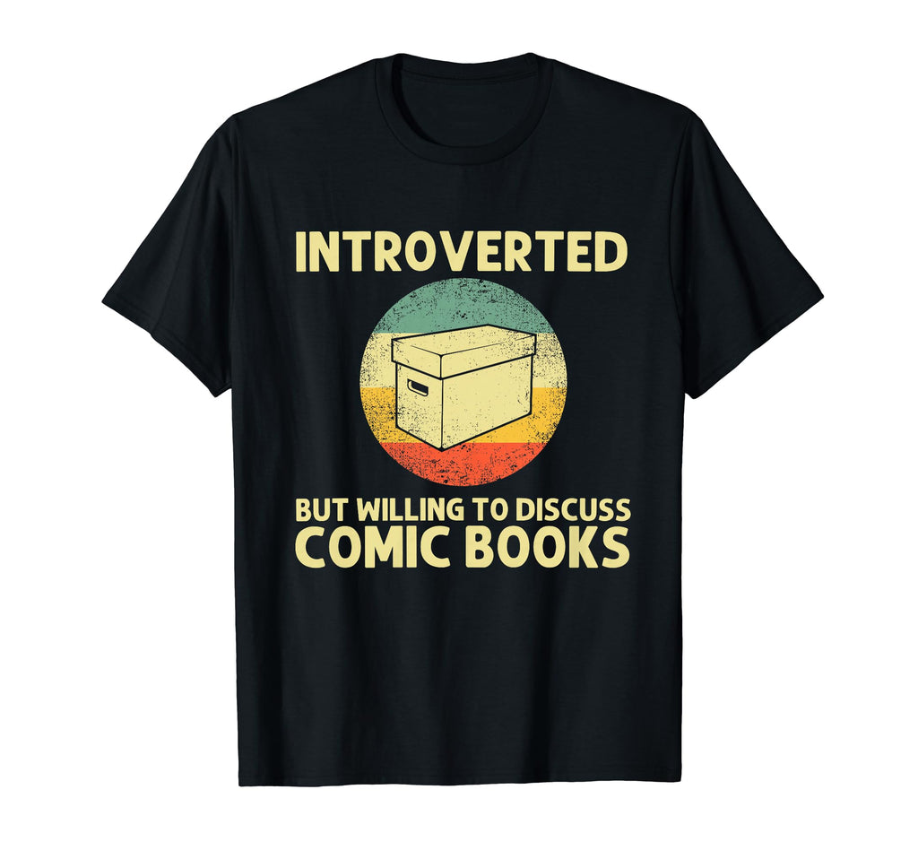 Comic Book Comic Book Lovers Books T-Shirt - Fun Novelty Design for Adults - T-Shirt, Sweatshirt, Hoodie