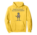 Hold Partner Im Overstimulated Cowboy Frog Hoodie - Custom Art Print Unisex - T-Shirt, Sweatshirt, Hoodie