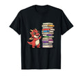 Dragon Reading Books Nerdy Fantasy T-Shirt - Aesthetic Graphic Men Women - T-Shirt, Sweatshirt, Hoodie