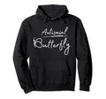 Funny Antisocial Butterfly Aesthetic Hoodie - Custom Art Print for Adults - T-Shirt, Sweatshirt, Hoodie