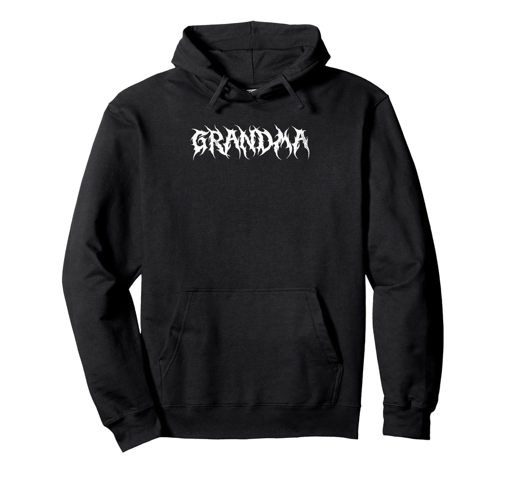 Goth Grandma Rocker Gothic Hoodie - Graphic Print Unisex - T-Shirt, Sweatshirt, Hoodie
