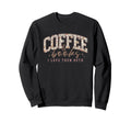 Coffee Book I Love Them Both Floral Sweatshirt - Graphic Print Men Women - T-Shirt, Sweatshirt, Hoodie