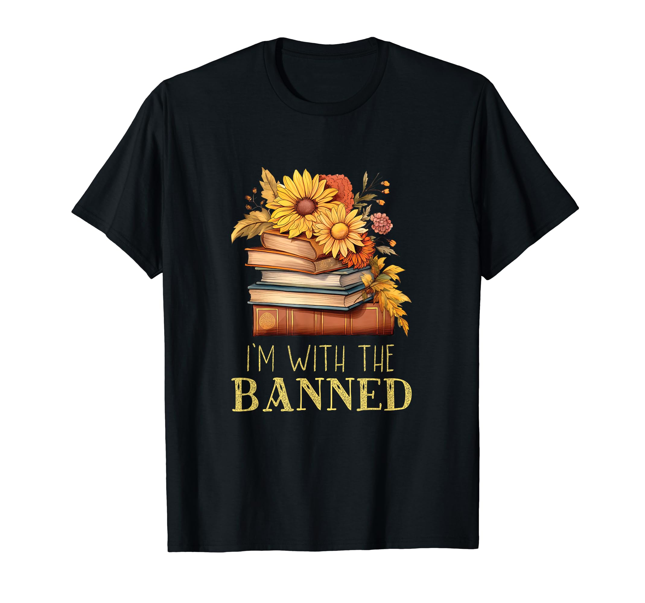 Im Banned Fun Bookworms And Bibliophiles T-Shirt - Custom Art Print Unisex - T-Shirt, Sweatshirt, Hoodie