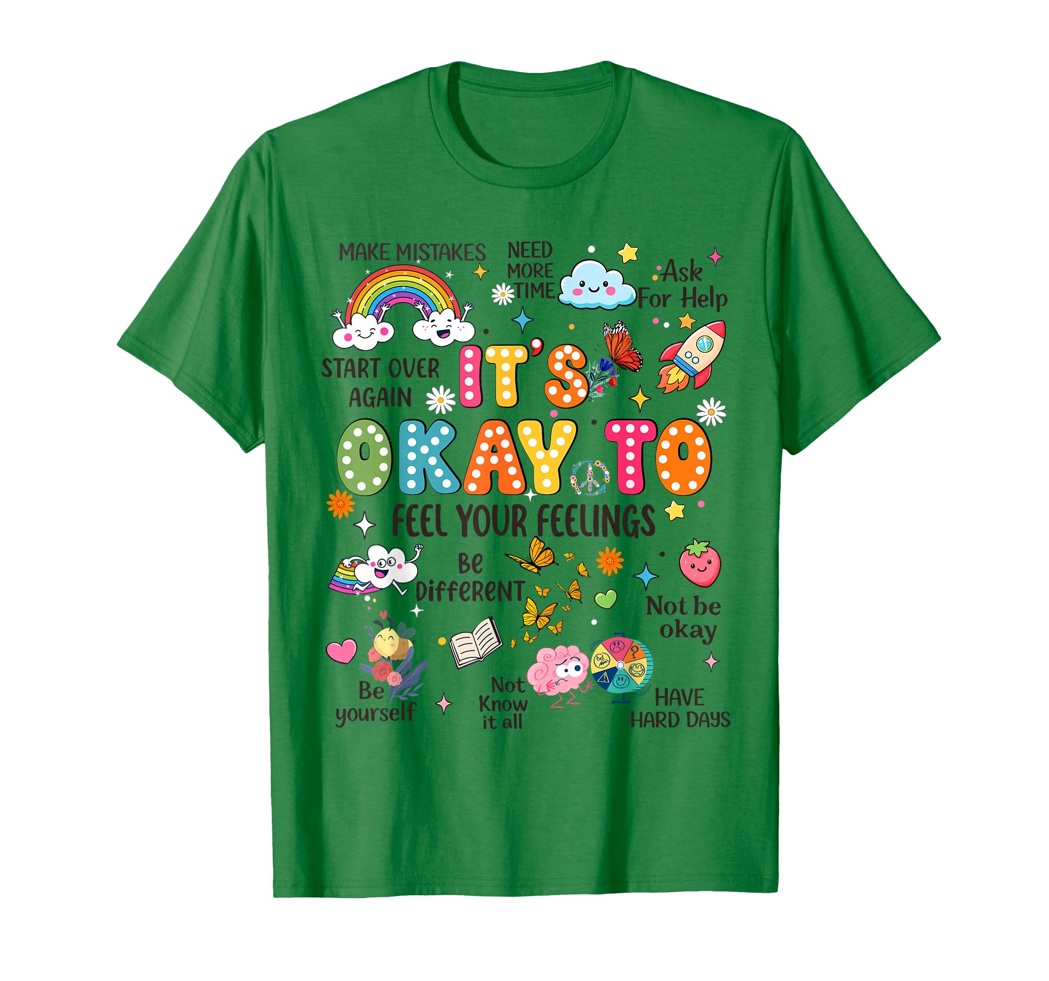 Children Mental Health Its Okay To T-Shirt - Fun Novelty Design for Adults - T-Shirt, Sweatshirt, Hoodie