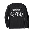 Choose Joy Unique Christian Gift T-Shirt - Aesthetic Graphic for Adults - T-Shirt, Sweatshirt, Hoodie