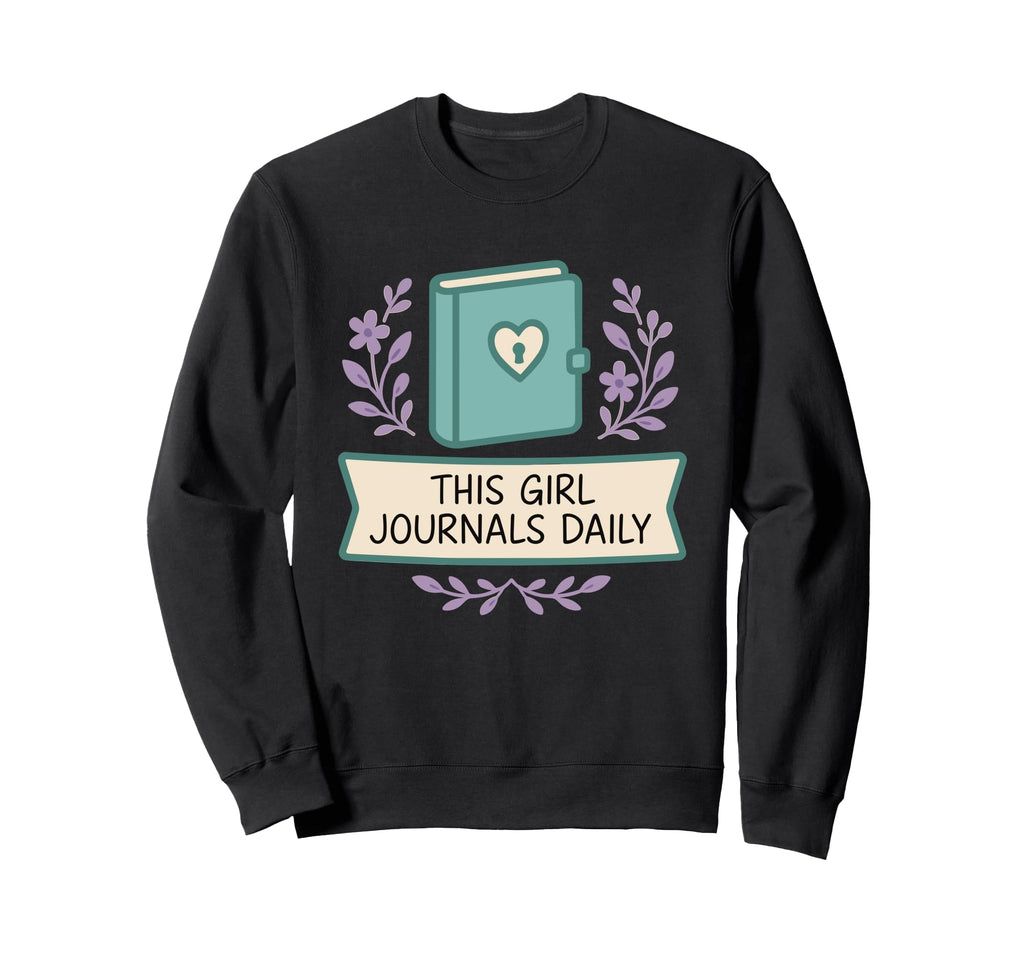 Mindfulness Journaling Self Care Sweatshirt - Novelty Apparel Men Women - T-Shirt, Sweatshirt, Hoodie