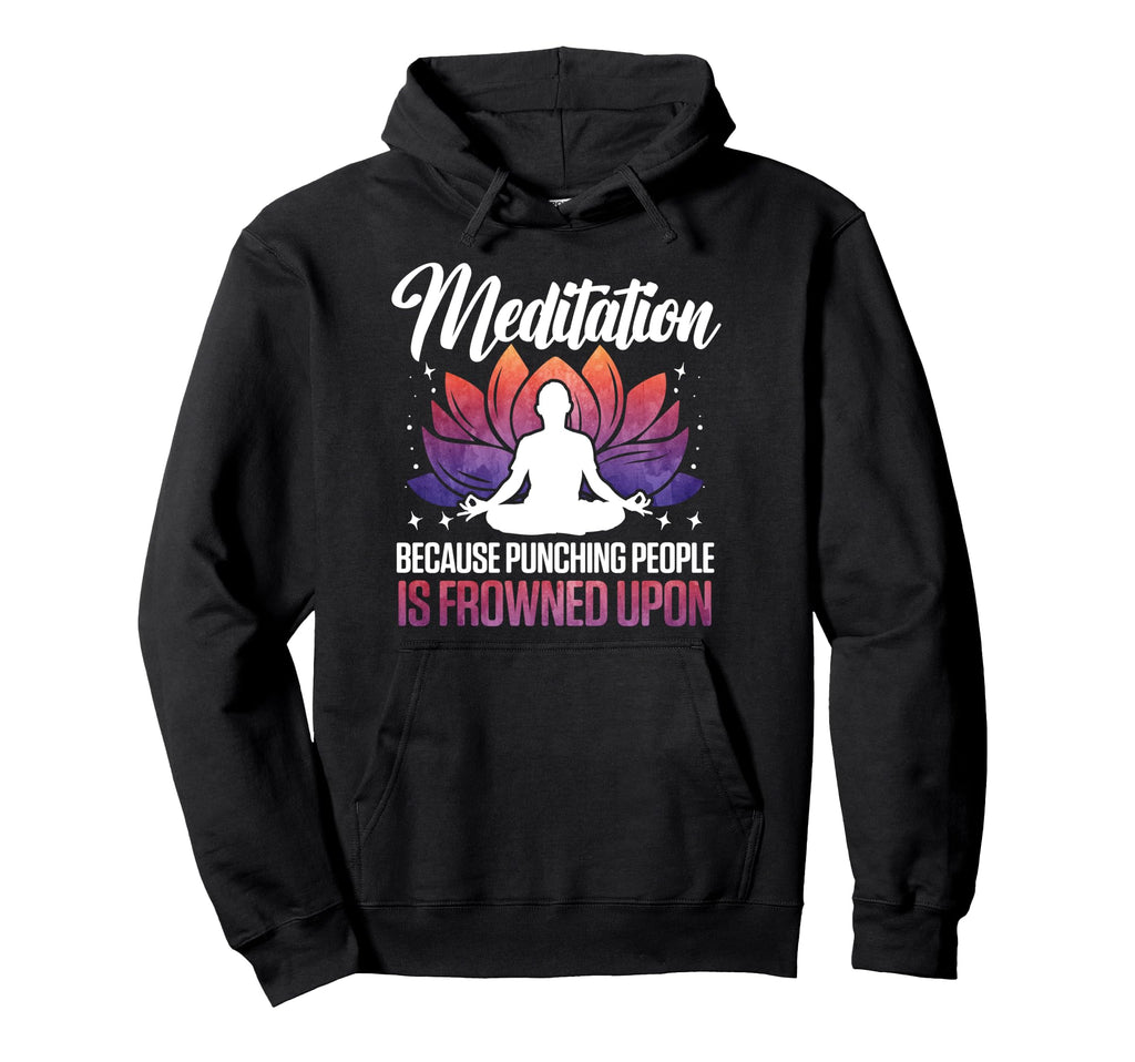 Meditation Yoga Spiritual Peace Hoodie - Minimalist Print for Adults - T-Shirt, Sweatshirt, Hoodie