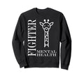 Warrior Brain Illness Animal Fighter Sweatshirt - Trendy Graphic Unisex - T-Shirt, Sweatshirt, Hoodie