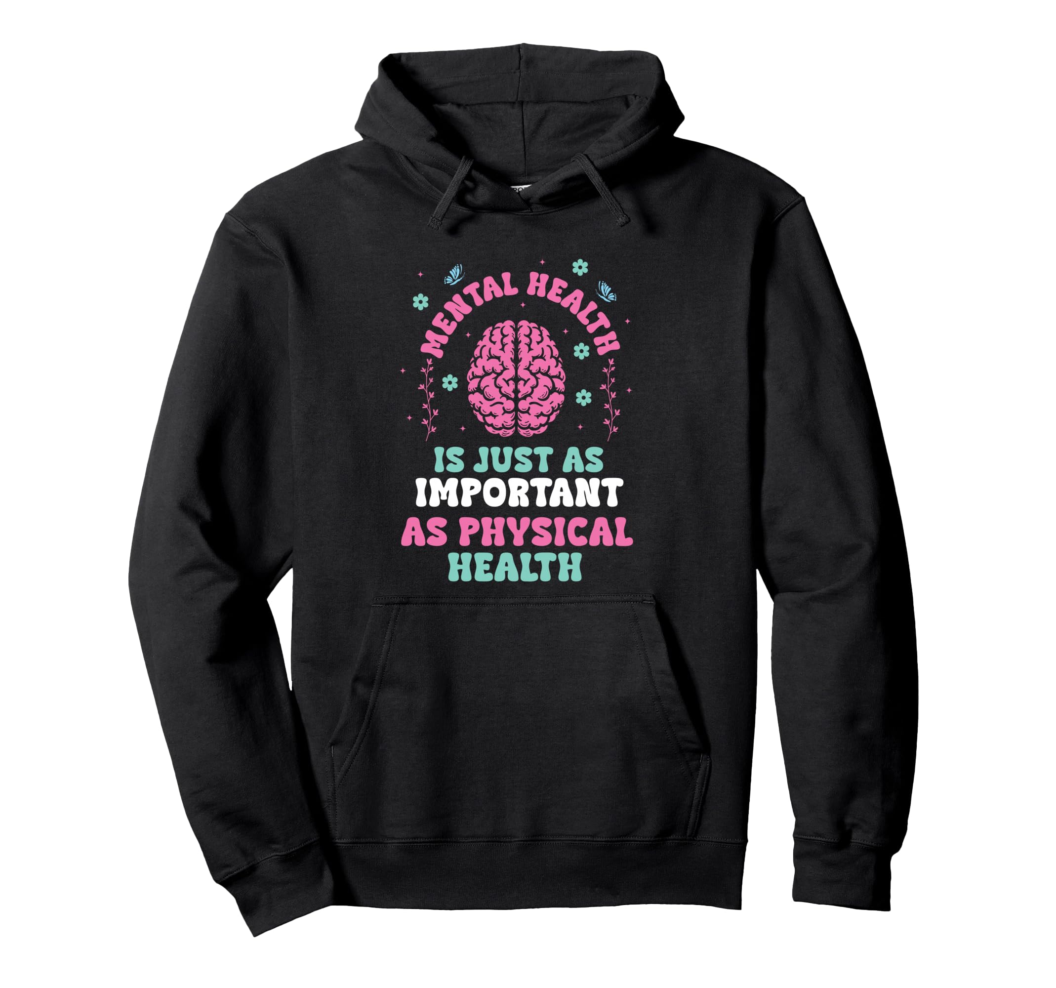 Green Ribbon Mental Health Awareness Hoodie - Unique Graphic Unisex - T-Shirt, Sweatshirt, Hoodie
