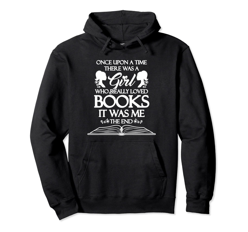 Once Upon Time There Was Books Hoodie - Aesthetic Graphic for Adults - T-Shirt, Sweatshirt, Hoodie