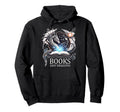 Easily Distracted Dragons And Books Hoodie - Custom Art Print for Adults - T-Shirt, Sweatshirt, Hoodie