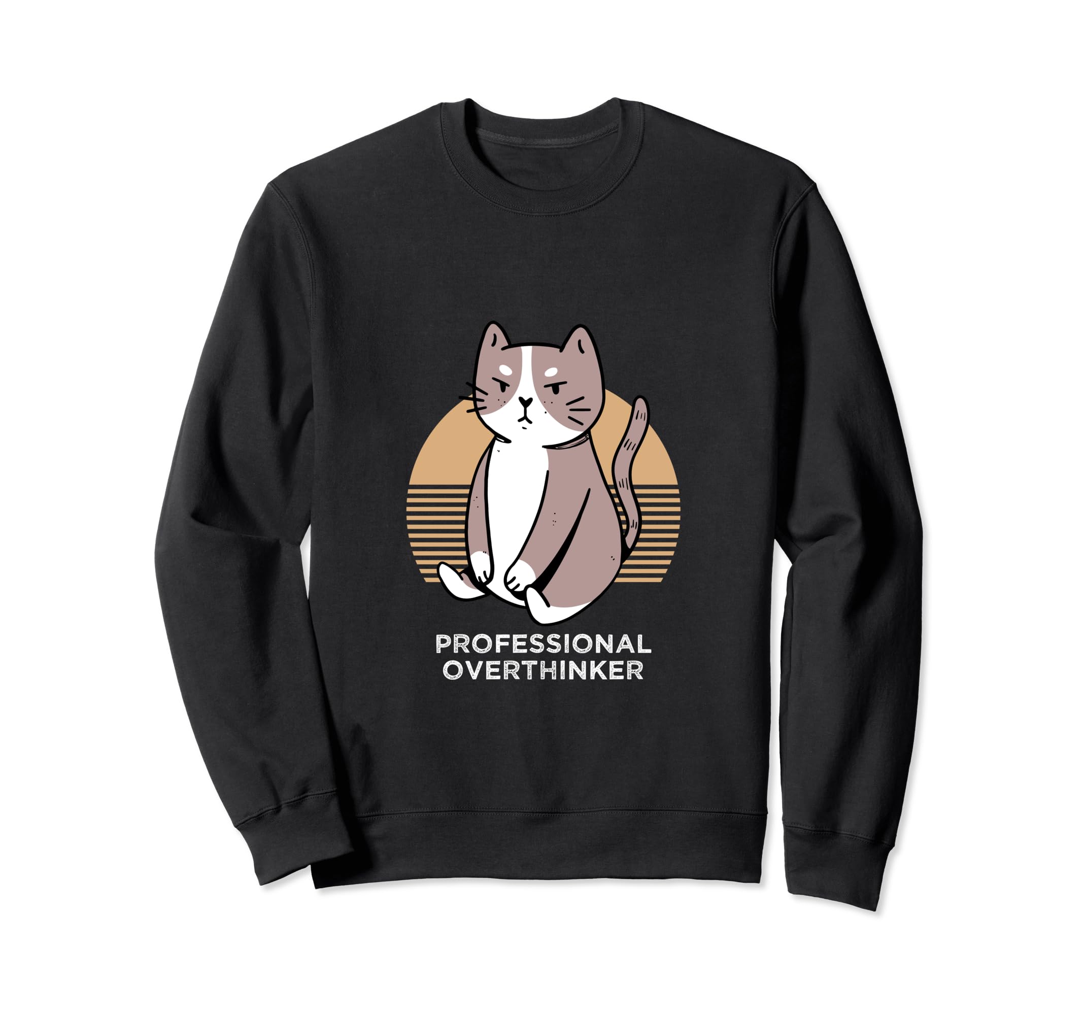 Professional Overthinker Funny Sweatshirt - Minimalist Print Unisex - T-Shirt, Sweatshirt, Hoodie