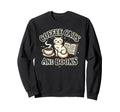 Coffee Cats And Book Reader Book Sweatshirt - Unique Graphic Men Women - T-Shirt, Sweatshirt, Hoodie
