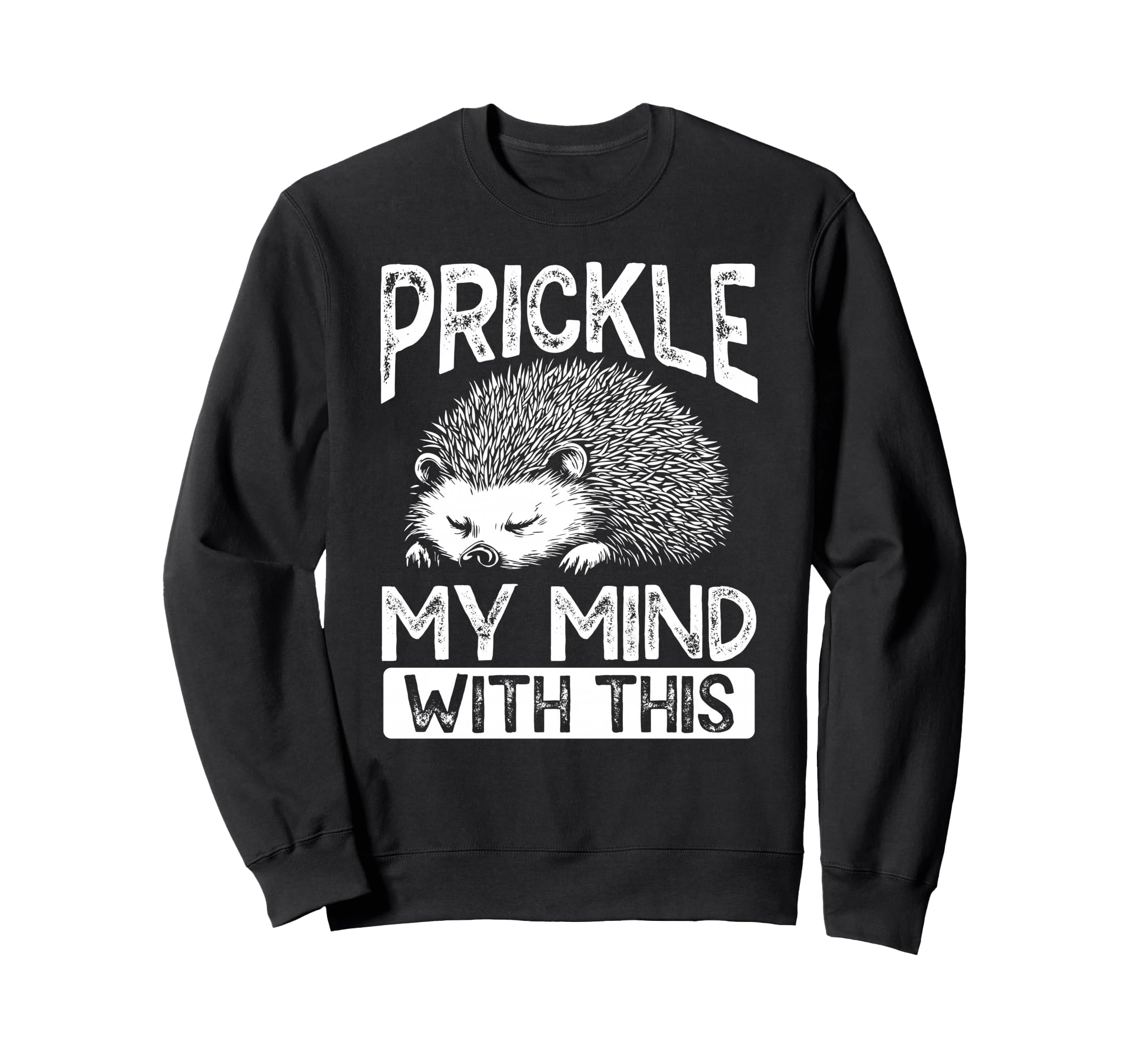 Prickly Hedgehog Overthinkers Deep Sweatshirt - Custom Art Print Unisex - T-Shirt, Sweatshirt, Hoodie
