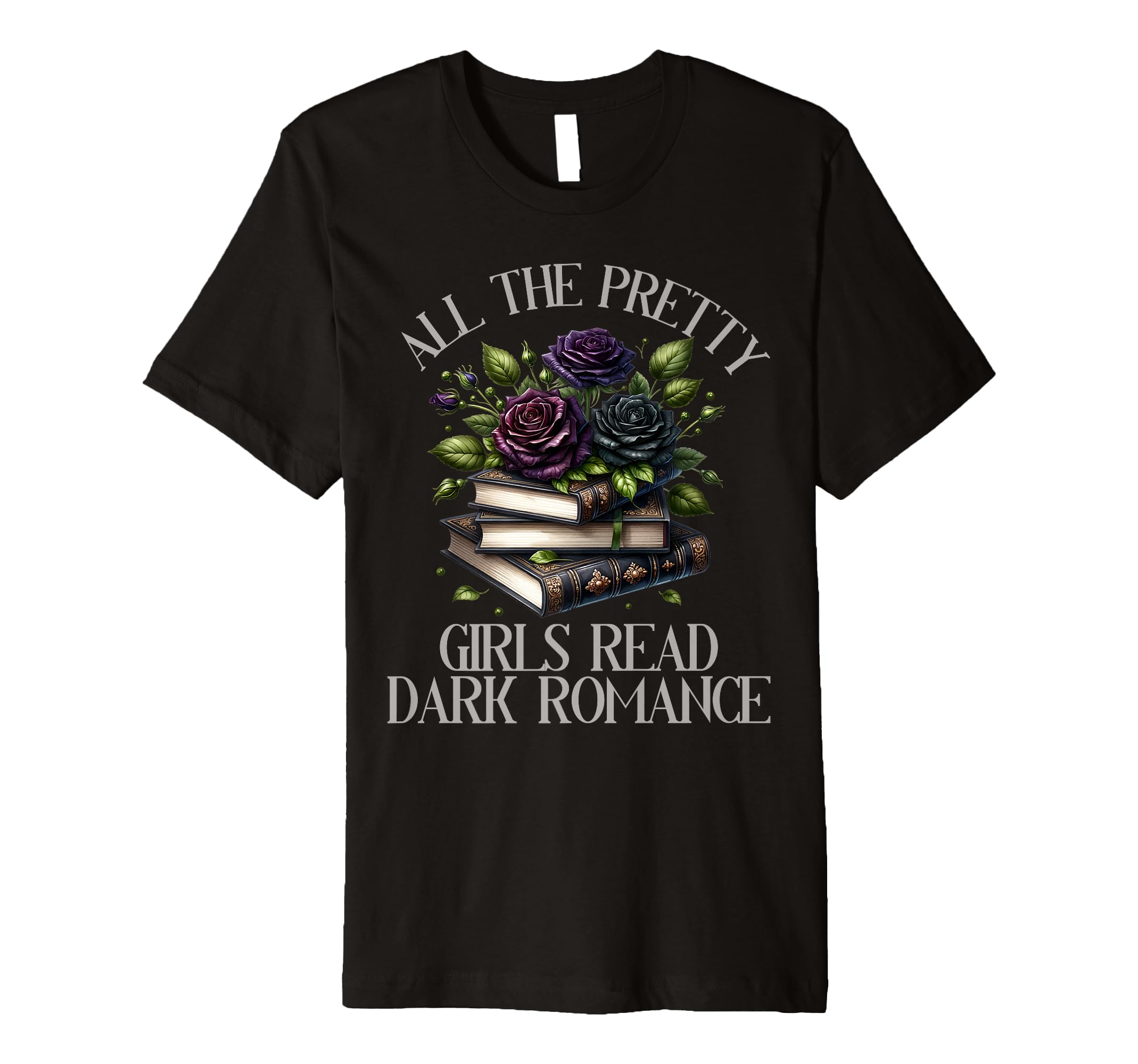 Dark Romance Book Lover Pretty Read T-Shirt - Minimalist Print for Adults - T-Shirt, Sweatshirt, Hoodie