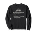 Abibliophobia Fear Running Out Books Sweatshirt - Aesthetic Graphic Unisex - T-Shirt, Sweatshirt, Hoodie