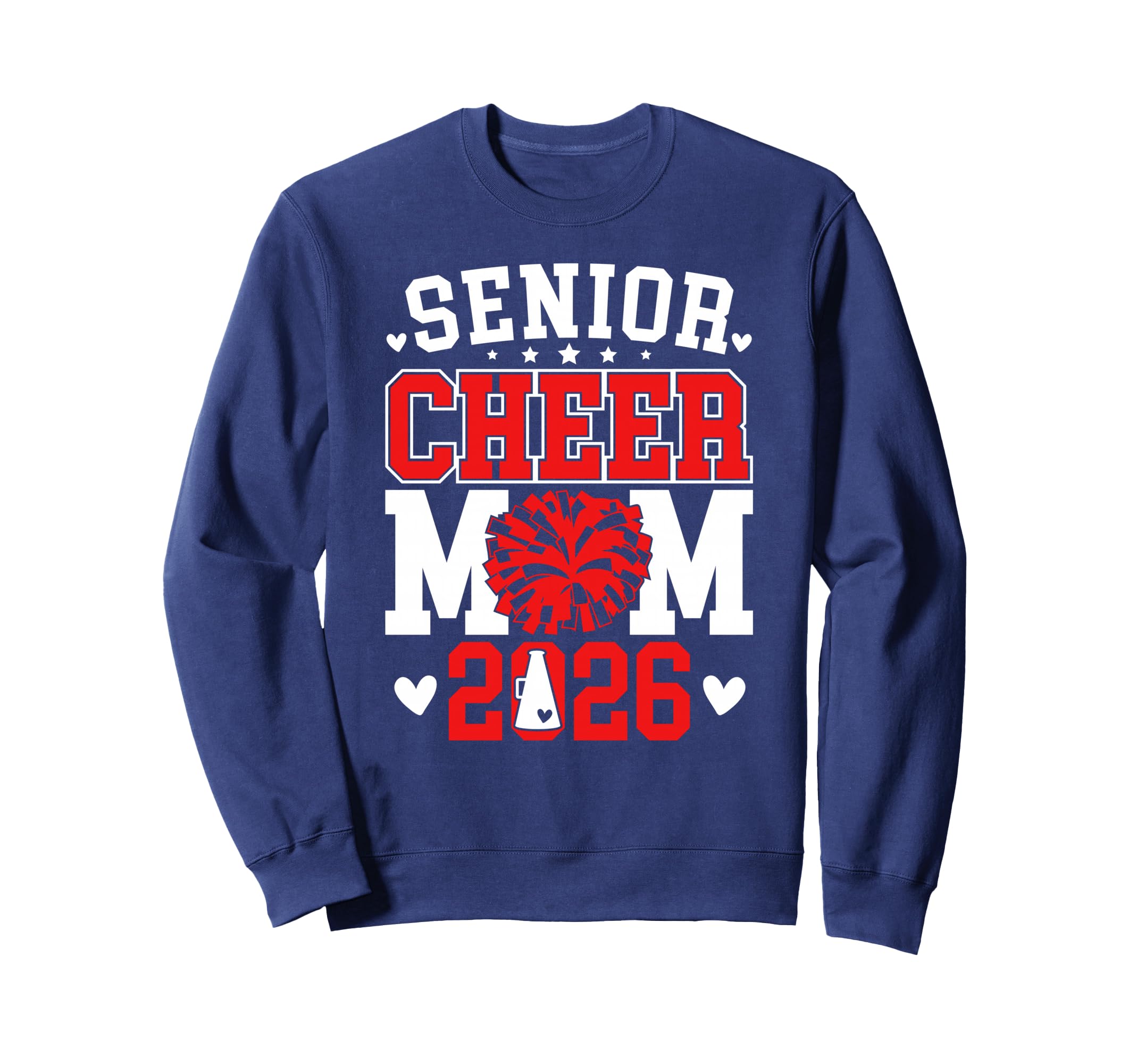 Cheer Senior Mom 2026 Mom Senior Sweatshirt - Fun Novelty Design Men Women - T-Shirt, Sweatshirt, Hoodie