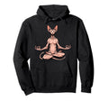 Meditation Sphynx Yoga Pose Relaxing Hoodie - Aesthetic Graphic Men Women - T-Shirt, Sweatshirt, Hoodie