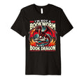 Book Reading Fun Not Book Worm Book Dragon T-Shirt - Trendy Graphic Unisex - T-Shirt, Sweatshirt, Hoodie