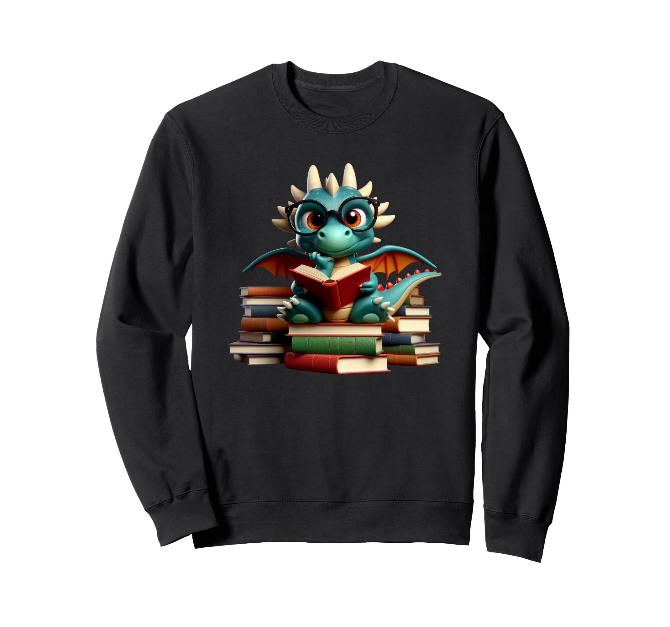 Easily Distracted Books Dragons Sweatshirt - Custom Art Print Unisex - T-Shirt, Sweatshirt, Hoodie