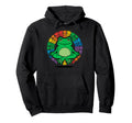 Funny Frog Yoga Lotus Pose Meditation Hoodie - Novelty Apparel Unisex - T-Shirt, Sweatshirt, Hoodie