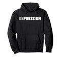 Depression Awareness Month Mental Hoodie - Minimalist Print Men Women - T-Shirt, Sweatshirt, Hoodie