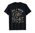 Coffee And Books Library Love T-Shirt - Custom Art Print Men Women - T-Shirt, Sweatshirt, Hoodie