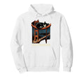 San Francisco Cat Golden Gates Bridge Hoodie - Graphic Print for Adults - T-Shirt, Sweatshirt, Hoodie