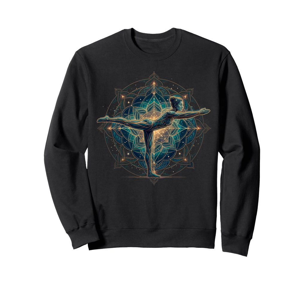 Yoga Pose Mandala Chakra Sweatshirt - Fun Novelty Design Men Women - T-Shirt, Sweatshirt, Hoodie