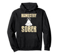 Namastay Sober Funny Yoga Meditation Hoodie - Custom Art Print for Adults - T-Shirt, Sweatshirt, Hoodie