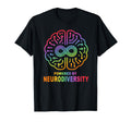 Powered Neurodiversity Brain Autism T-Shirt - Aesthetic Graphic Men Women - T-Shirt, Sweatshirt, Hoodie
