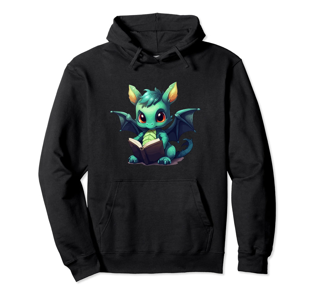 Dragon Book Hoodie - Graphic Print Men Women - T-Shirt, Sweatshirt, Hoodie