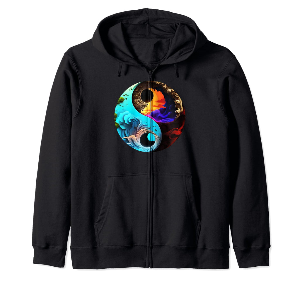 Qigong Tai Chi Meditation Designs Hoodie - Custom Art Print Men Women - T-Shirt, Sweatshirt, Hoodie
