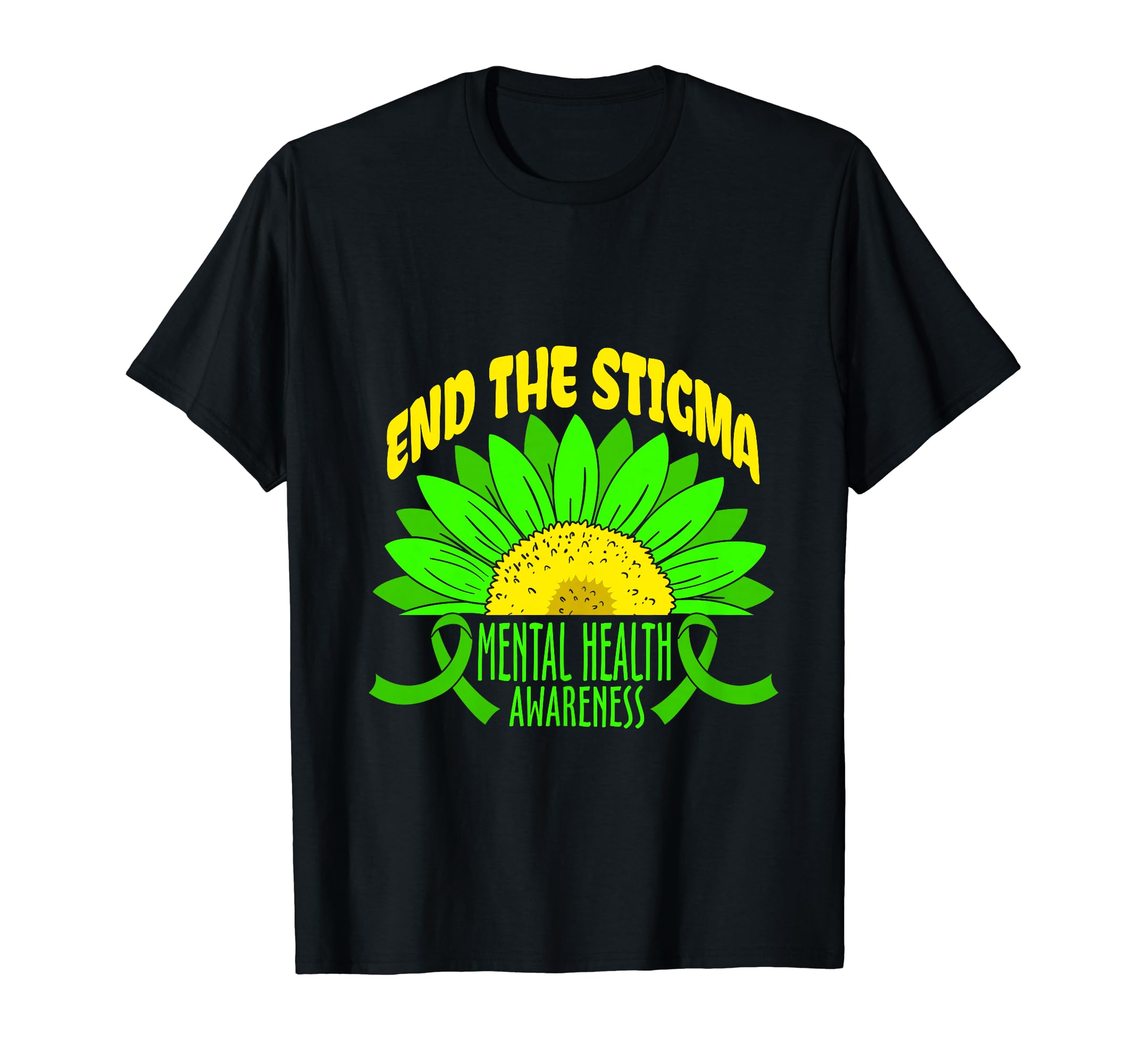 Mental Health Awareness End Stigma T-Shirt - Graphic Print for Adults - T-Shirt, Sweatshirt, Hoodie