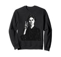 Emily Dickinson Showing Peace Sweatshirt - Aesthetic Graphic for Adults - T-Shirt, Sweatshirt, Hoodie
