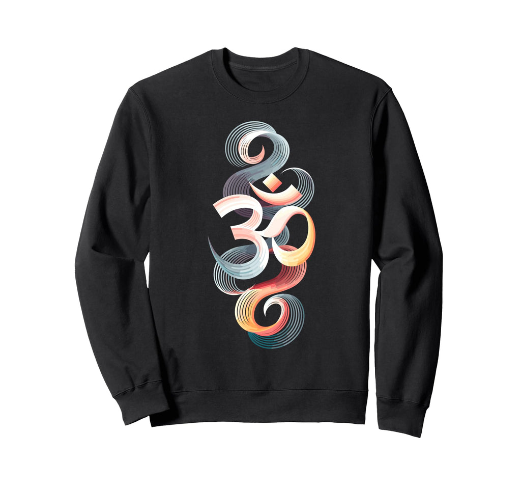 Om Symbol Yoga Meditation Sweatshirt - Aesthetic Graphic Men Women - T-Shirt, Sweatshirt, Hoodie
